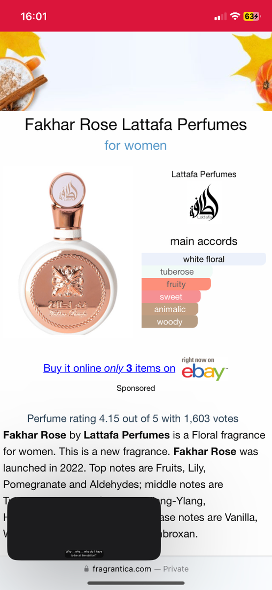 Original Fakhar Rose by Lattafa Perfumes