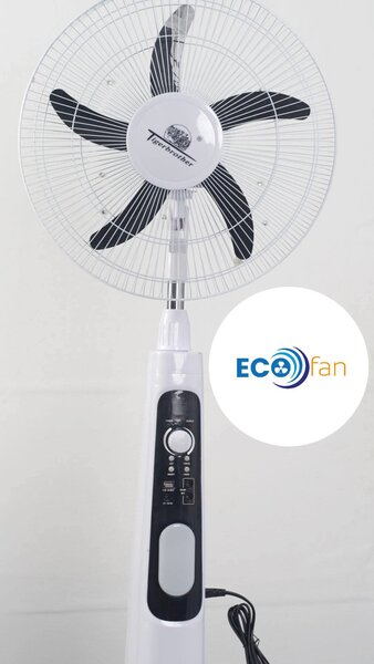 Ventilateur sur pied rechargeable