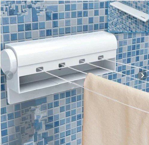 Corde à linge rétractable automatique