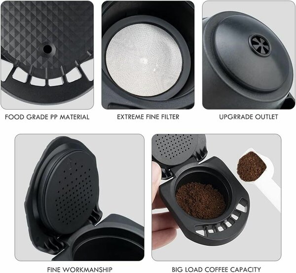 Adaptateur cafe moulu pour Dolce Gusto