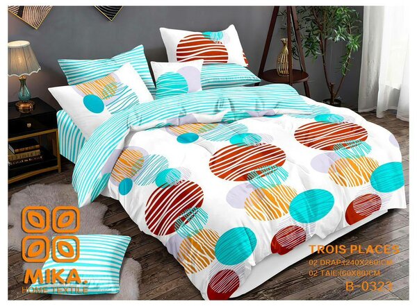 Housse de couette, drap et taies