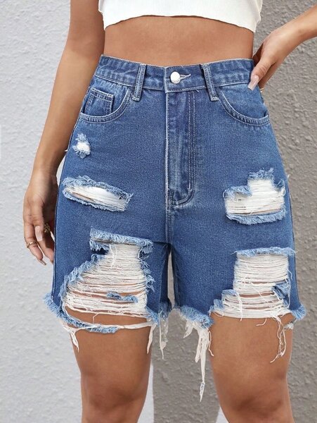 DENIM SHORTS