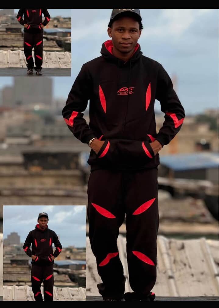 Ensemble jogging coloré tendance