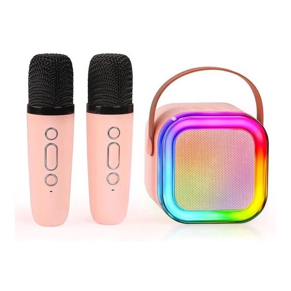 Colorful karaoke sound system