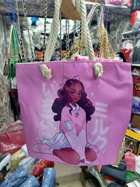 Sac cabas imprimé artistique