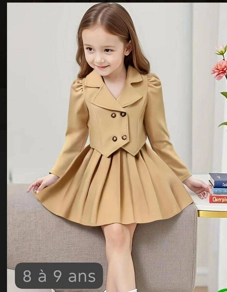 Robe Manteau Enfant Élégante