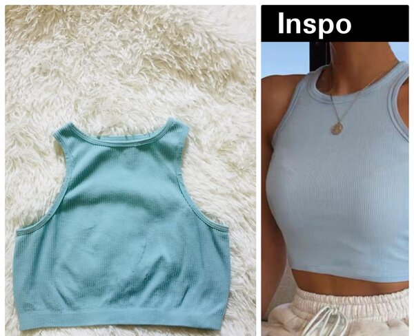Salaula crop tops and tops