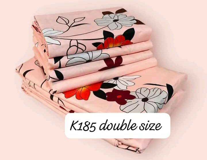 A set of beautiful and soft bed linen (double size)