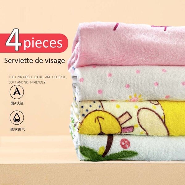 Ensemble de 4 pièces serviette