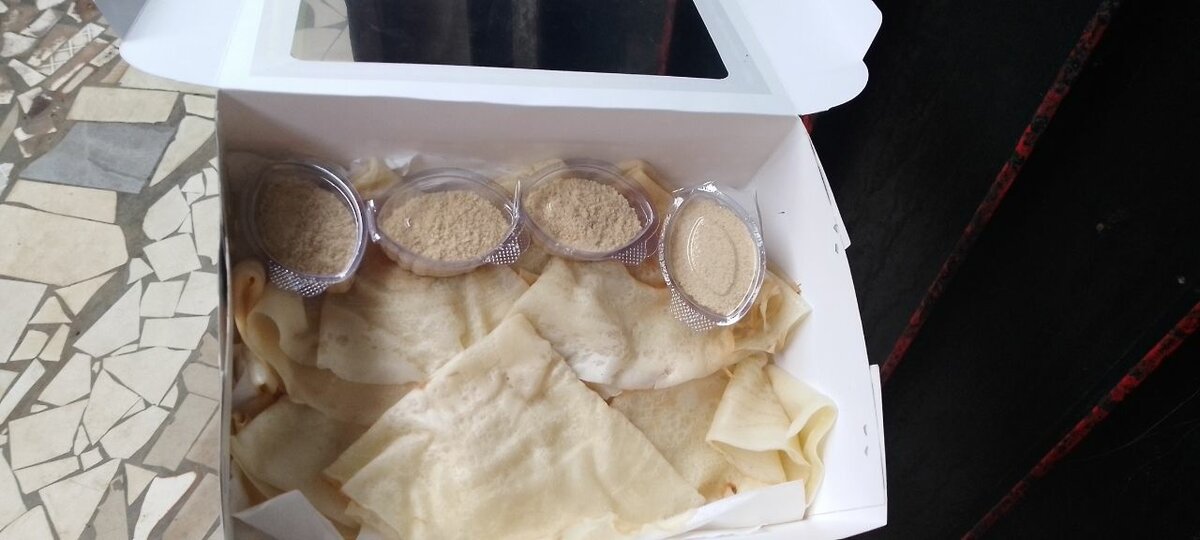 Crêpes fraîches en boîte