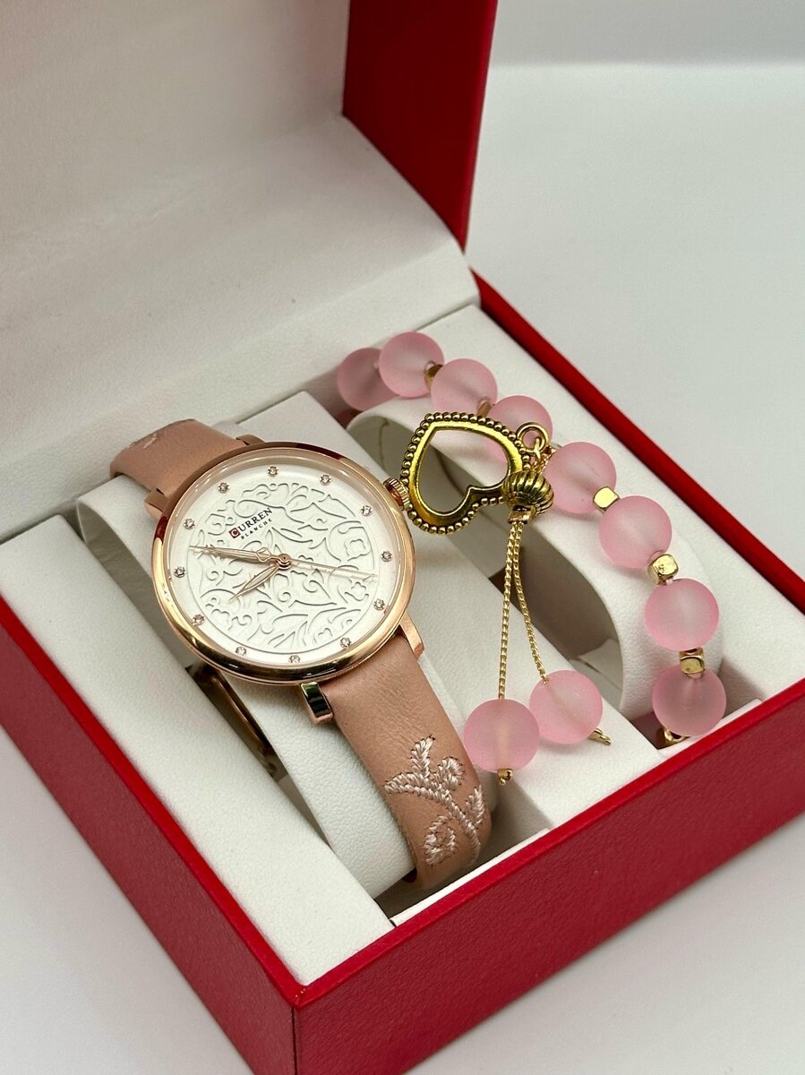Montre et Bracelet Femme Élégant