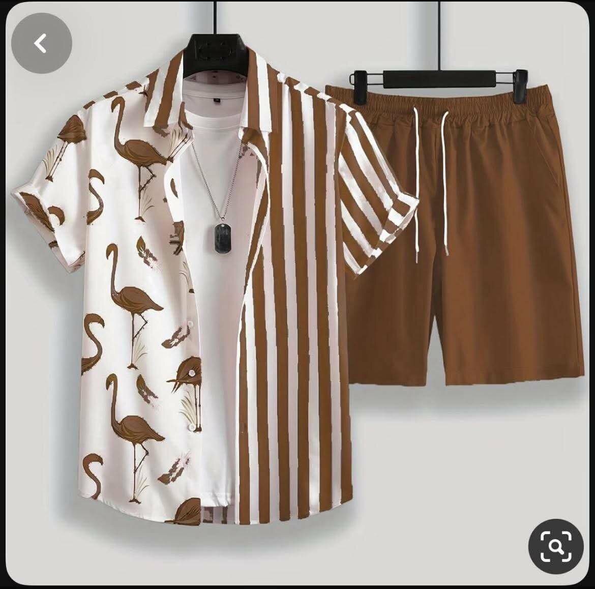 Ensemble chemise et short été