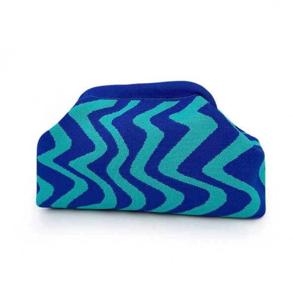 Pochette Zigzag en Tissu
