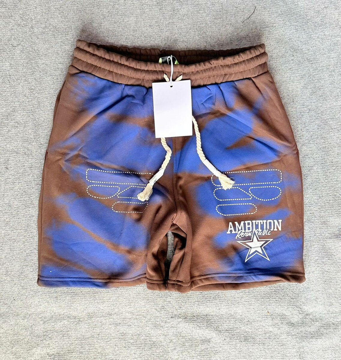 Shorts décontractés tie-dye