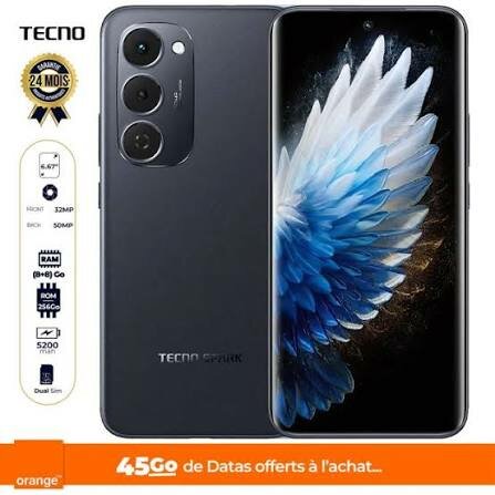Tecno Spark Smartphone 32MP