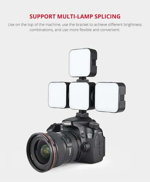 Lumière LED Cube de vidéo conférence 5600K