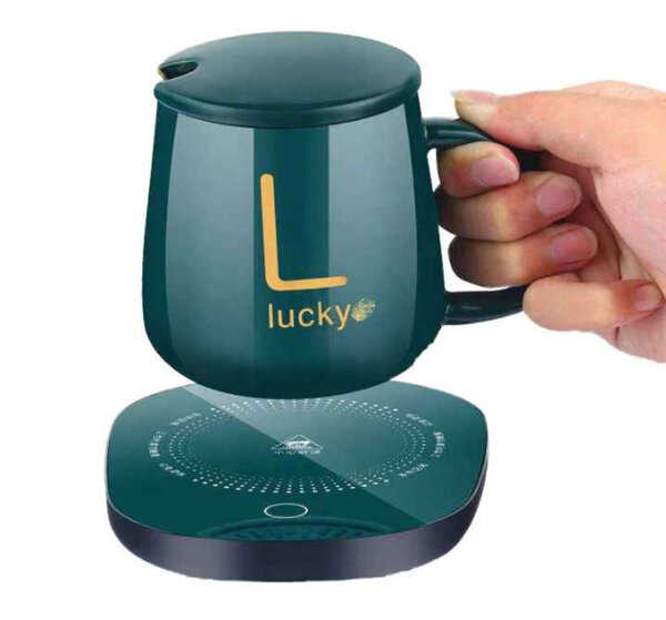 Tasse chauffante avec socle