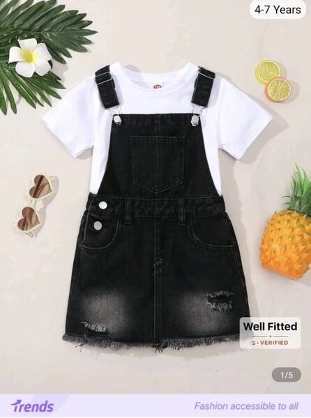 Robe Salopette Enfant Tendance