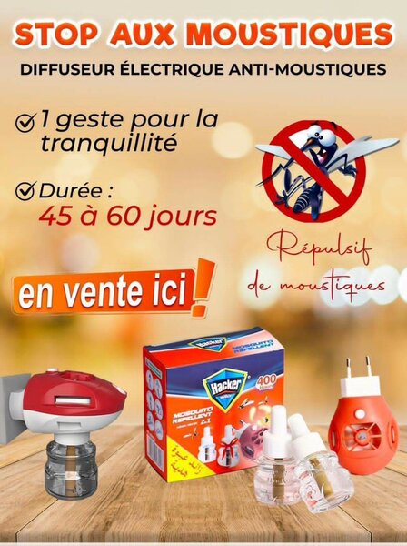 APPAREIL DIFFUSEUR ANTI-MOUSTIQUE