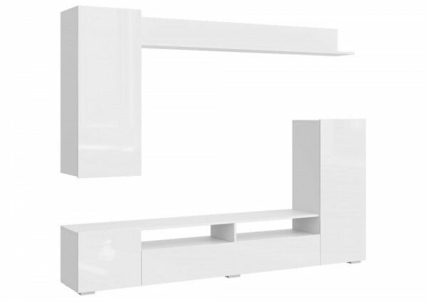 Гостиная СОЛО-15 Белый (Гладкий)/ Глянец Белый #205751