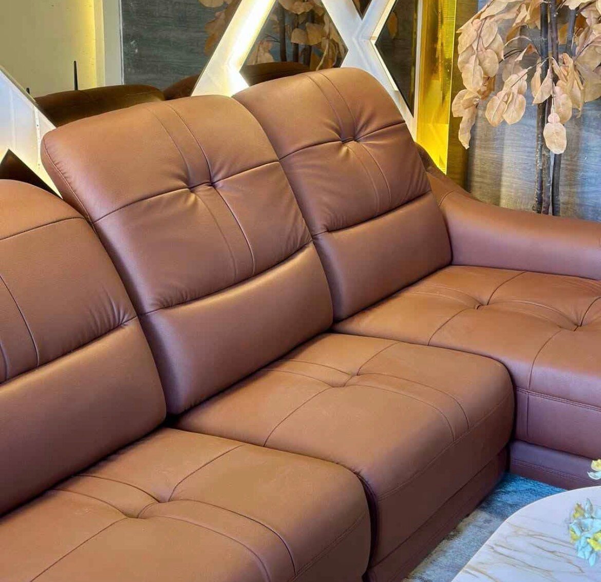Canapé Sectionnel en Cuir