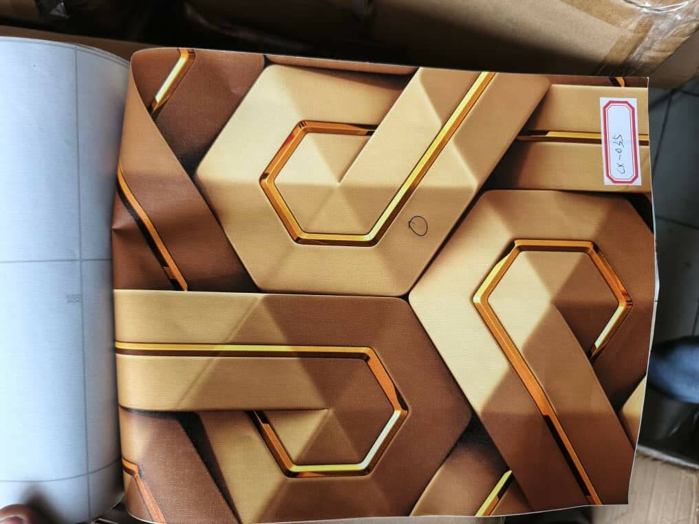 Papier peint géométrique 3D