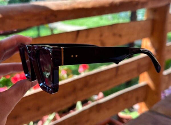 Lunettes de soleil rectangulaires