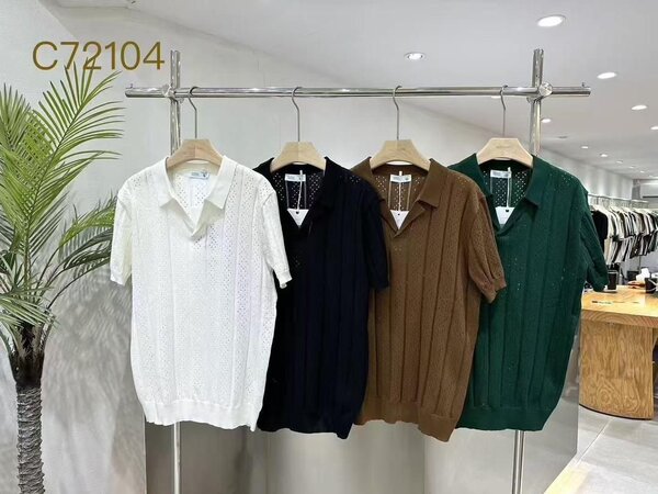 Polo en tricot chic