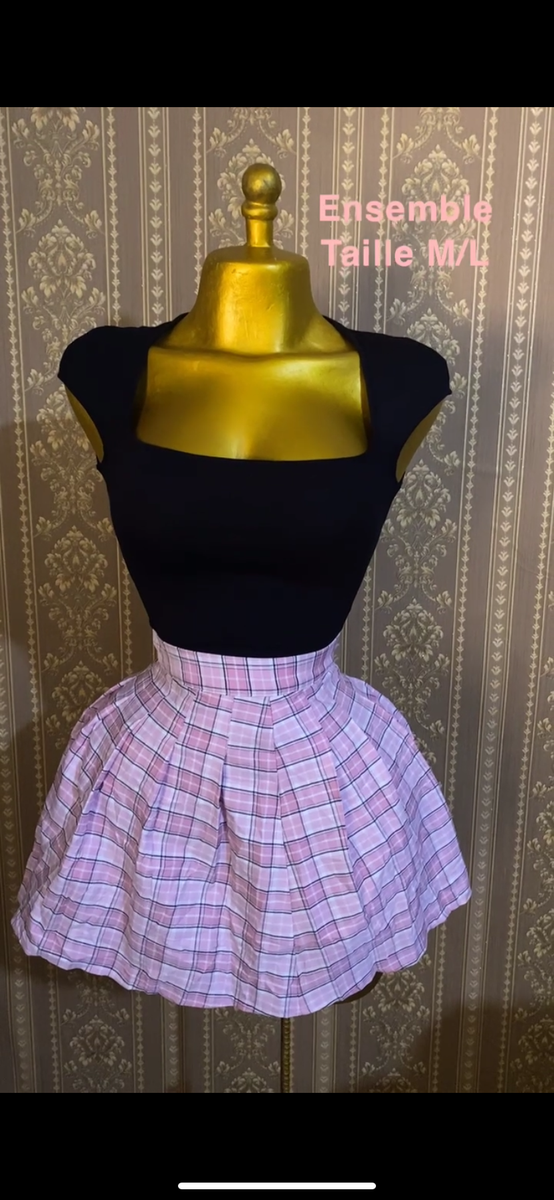 Ensemble crop top et jupe