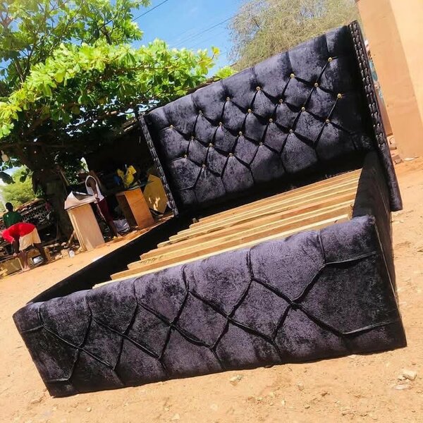 Neat Upholstery Double Bed