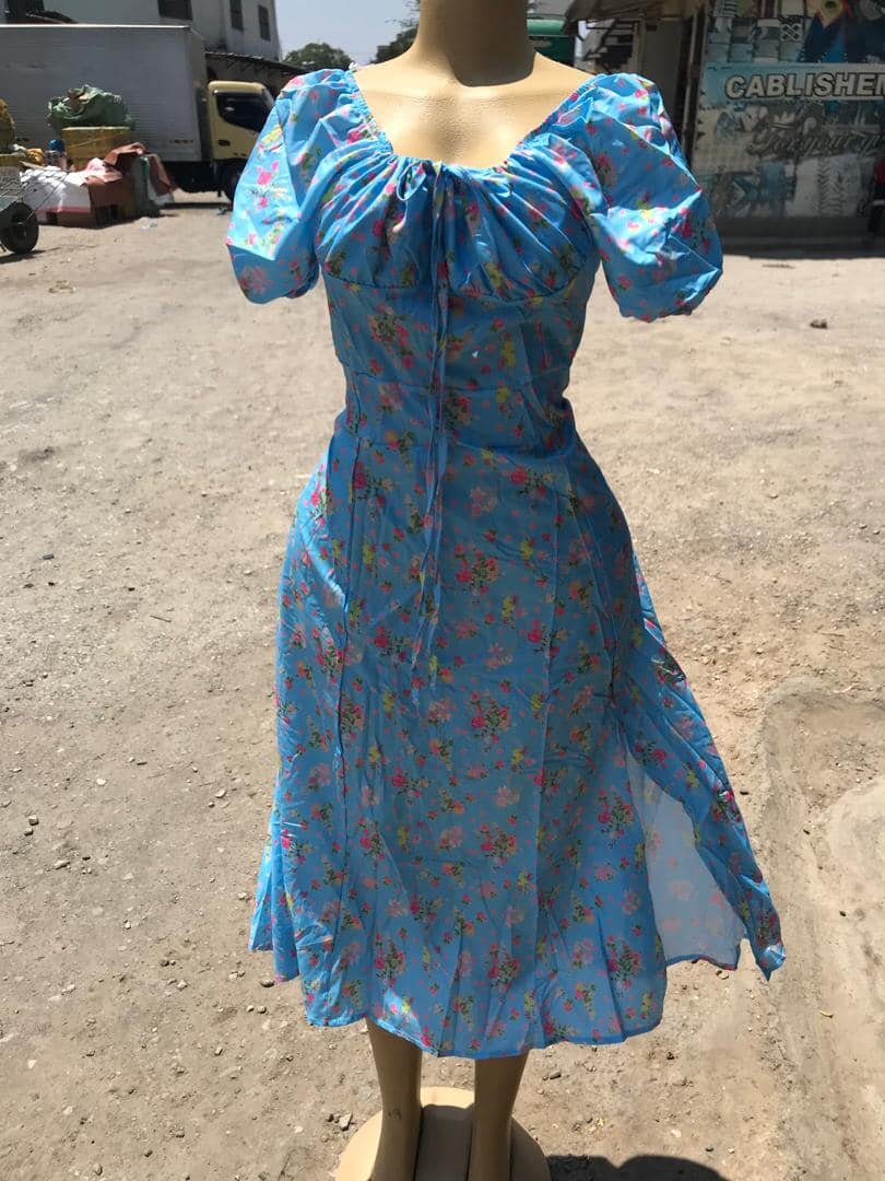 Women's summer sundress with print