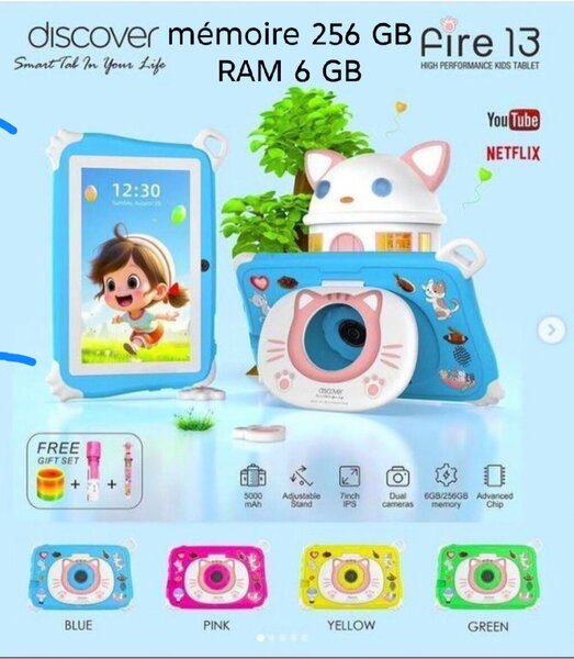 Tablette enfant Discover 256Go