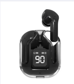 EARBUDS AIR 31 AIRPODS WIRELESS EARBUDS WITH CRYSTAL TRANSPARENT CASE WITH TYPE C CHARGING|EARBUDS BLUETOOTH 5.3 | NEW MODEL AIR 31|HEAVY BASS STEREO|NOISE REDUCTION|SPORTS HEADSET WITH MICROPHONE |WATERPROOF HEADSET WITH LED DIGITAL DISPLAY Air31 Earbuds