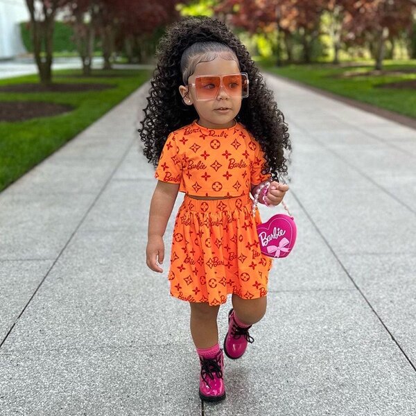 2pcs girls cute outfit