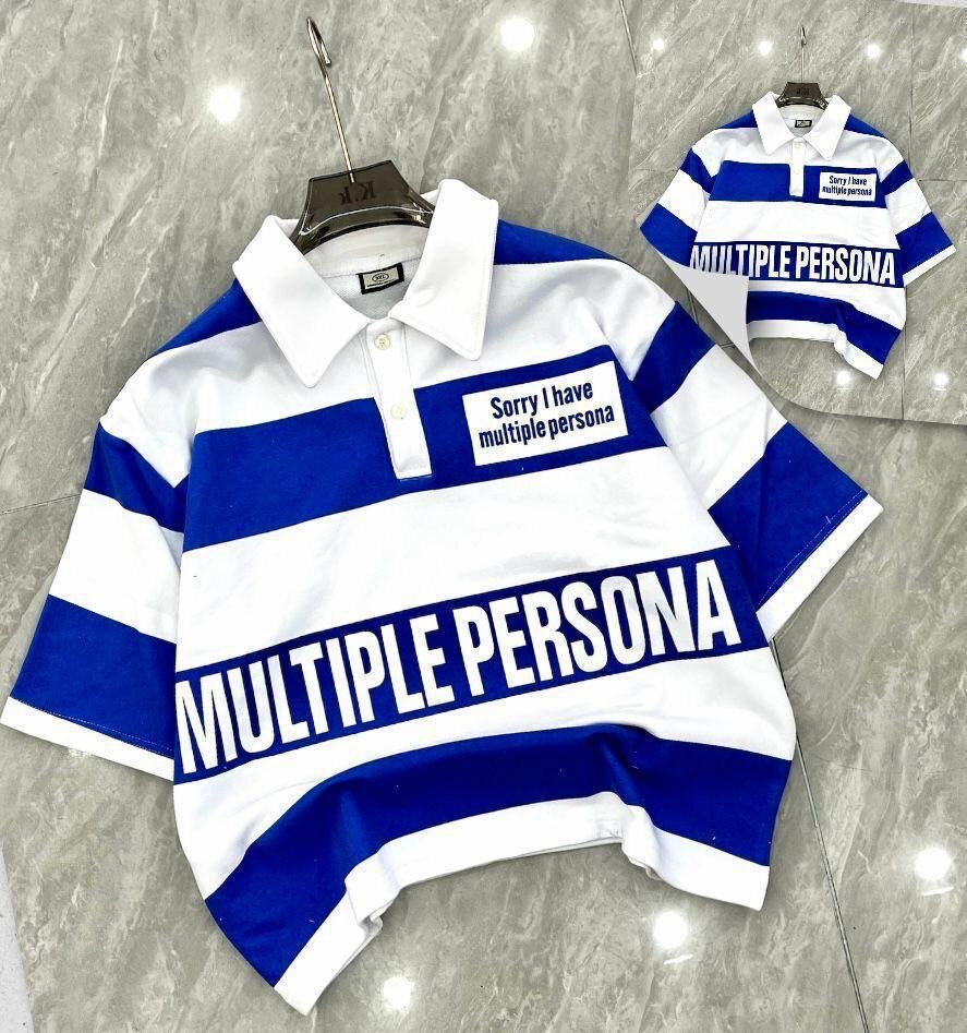 Polo à rayures "Multiple Persona"