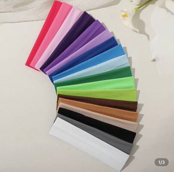 Bandeaux Élastiques Multicolores