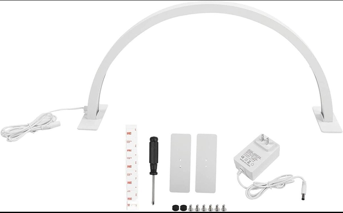 Lampe de bureau incurvée pour nail art, lampe de manucure 36