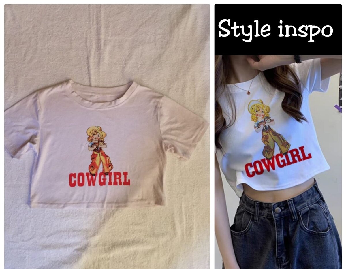 Salaula crop tops and tops