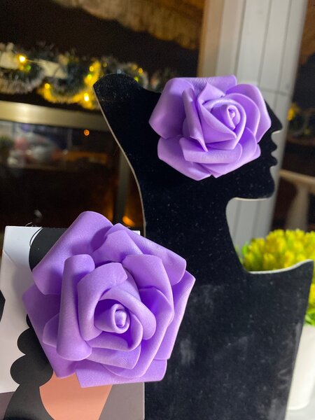 Boucles doreilles À fleur