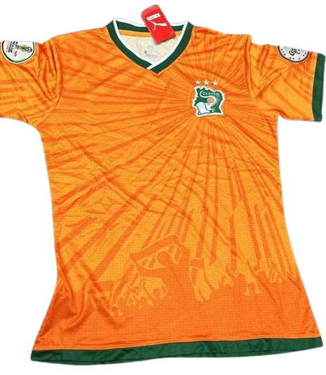 Maillot de football orange