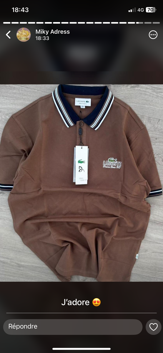 Polo/ pantalon palanzo/ chemis