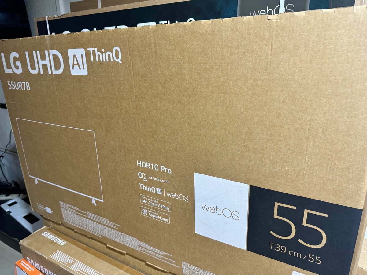 LG, UHD 4K TV, 55 inch UR78 series, WebOS Smart AI ThinQ, Ma