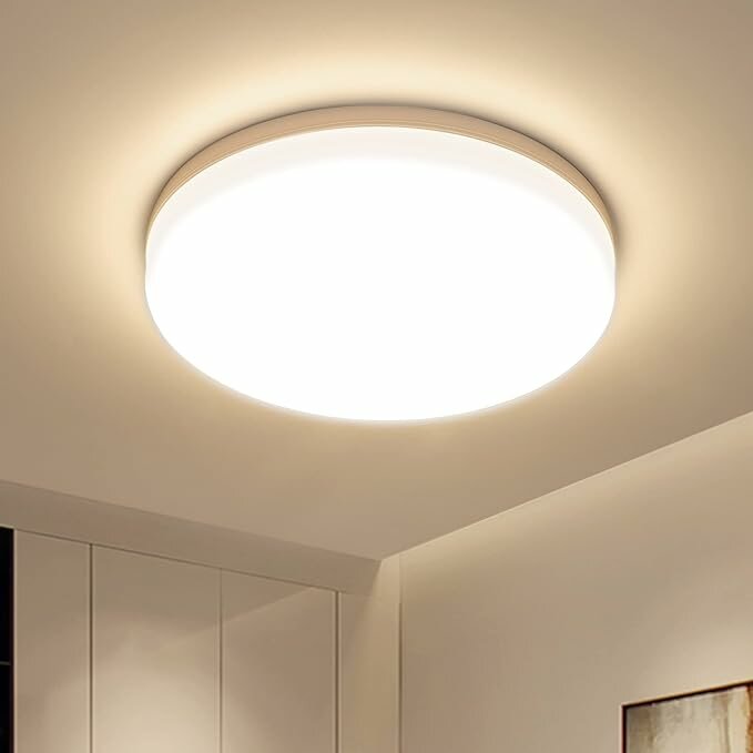 Plafonnier LED 18W  Plat pour Lampe de Salle de Bain Lampe de salon Lampe de chambre à coucher. 