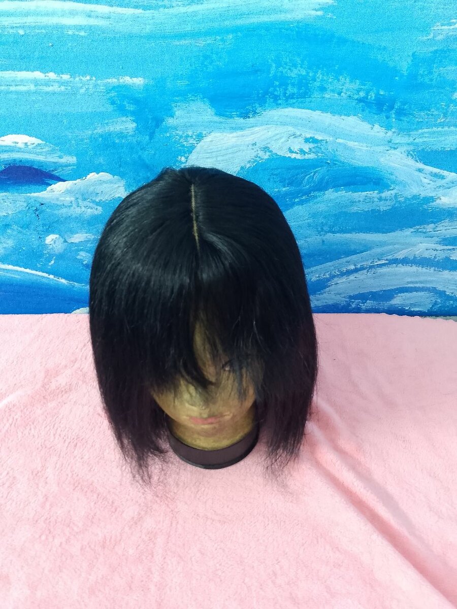 Perruque Bob Noir Naturel