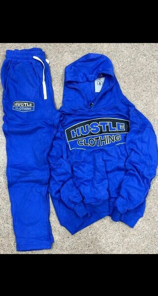 Ensemble jogging bleu style