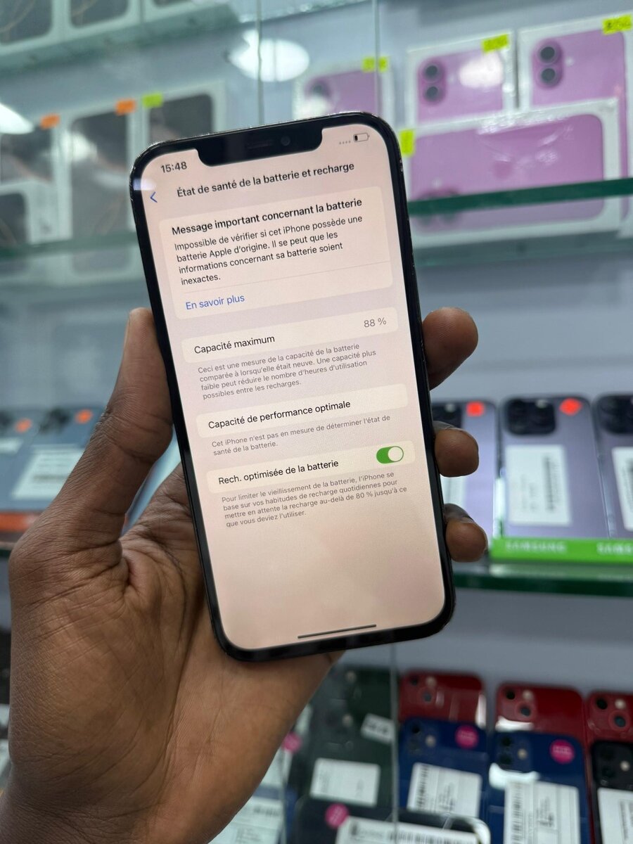 12 Pro max 128go écran change