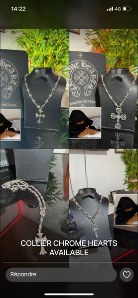 Collier Chrome Hearts Luxe