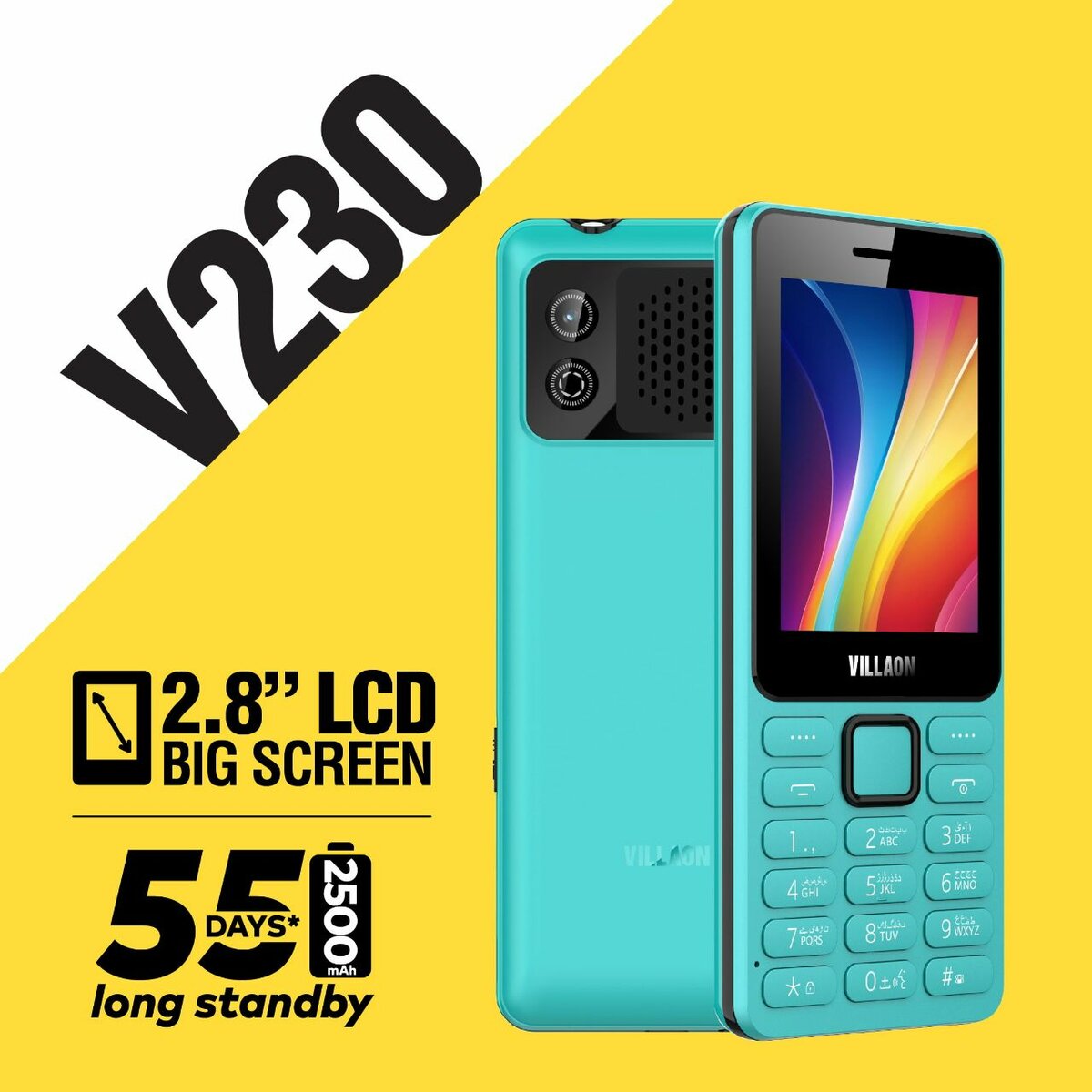 Téléphone V230 Écran 2.8"