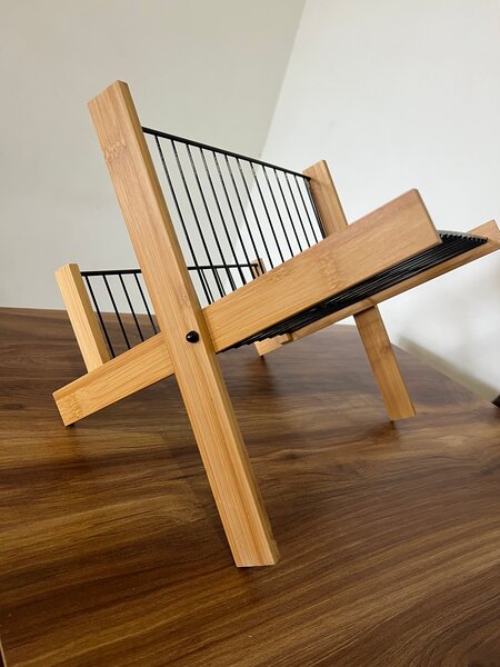 Égouttoir à vaisselle en bambou