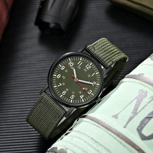 Montre Militaire Homme Vert